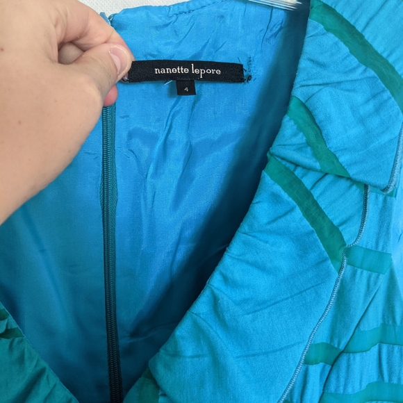 Ruffle Blue Raspberry Tiered Dress - Picture 6 of 6